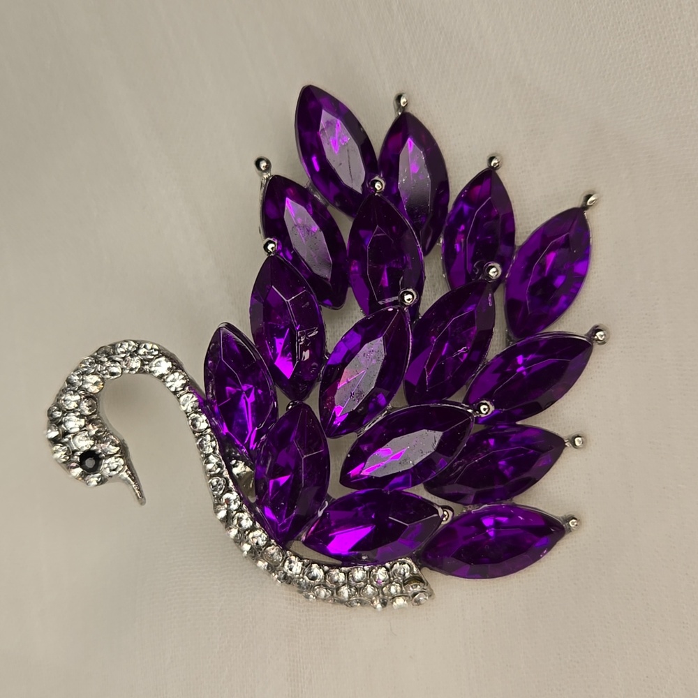 Purple Swan Pin